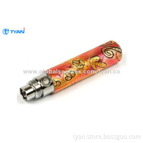eGo-Q Batteries with Beautiful Label Pattern TYANe Cigarette Battery, 510 Thread, 600-1,200-puff